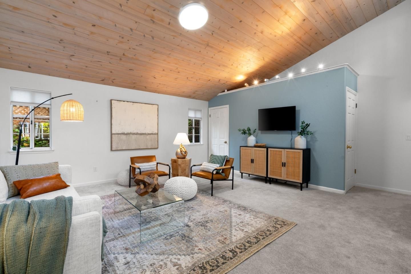 Interior, Living room, Wooden Ceilings