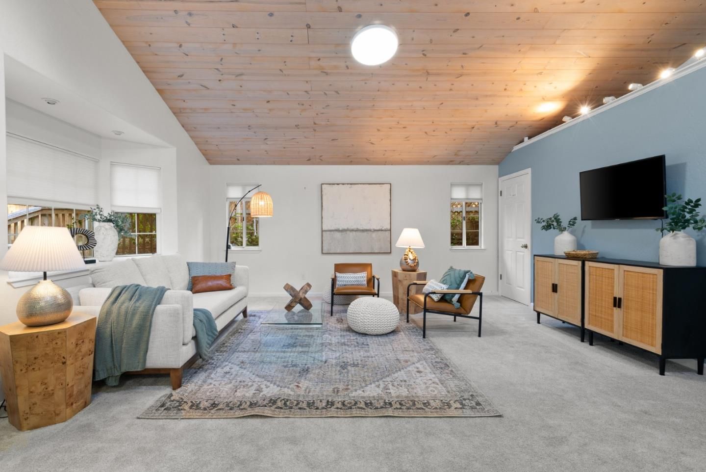 Interior, Living room, Wooden Ceilings