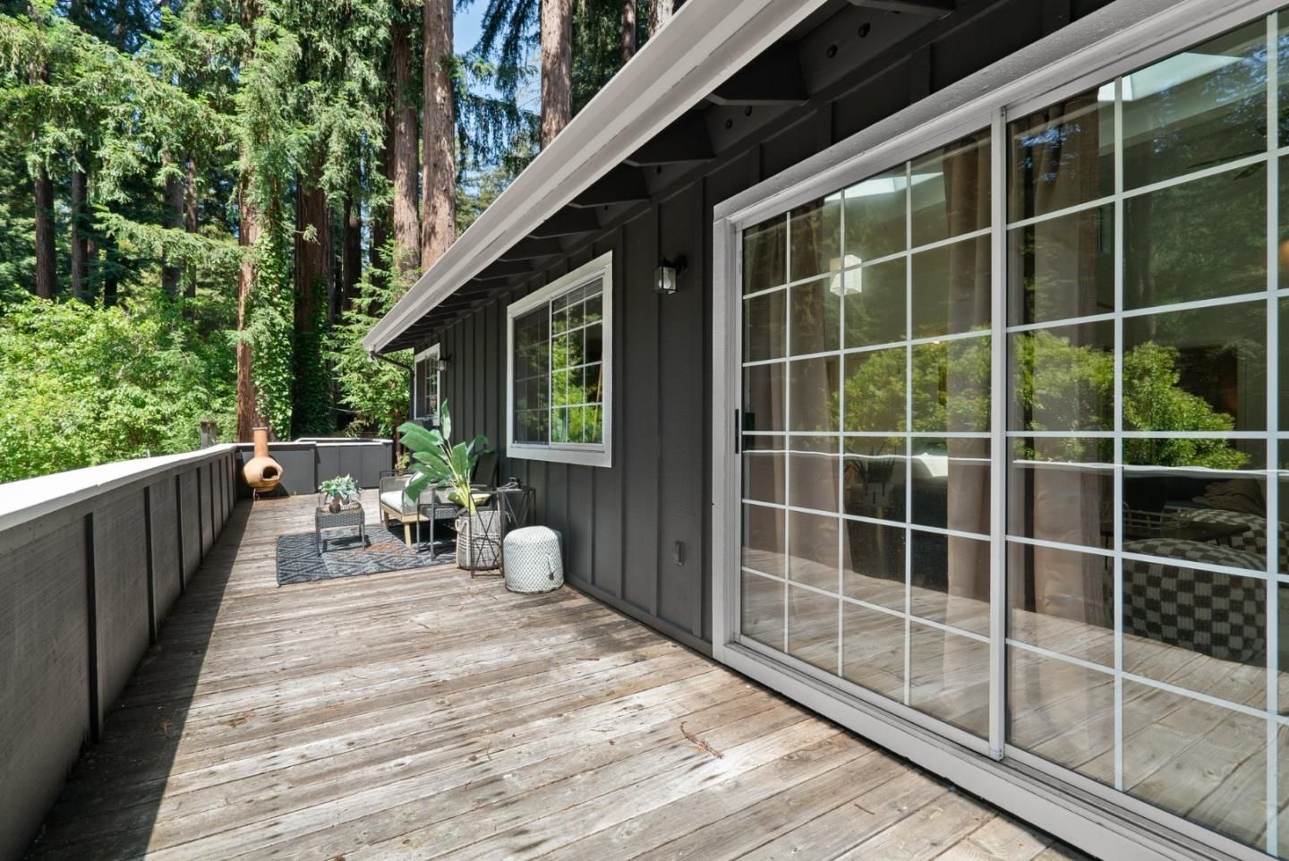 Exterior, Wood Texture Flooring