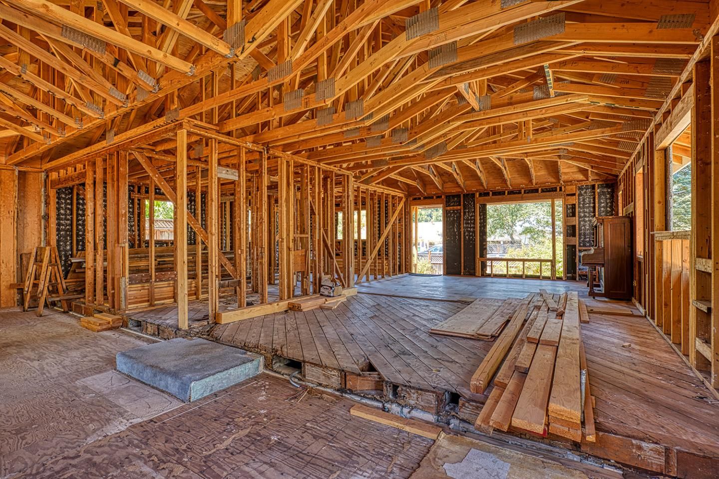 Interior, Wooden Beams, Wooden Ceilings, Wood Texture Flooring, Wooden Walls
