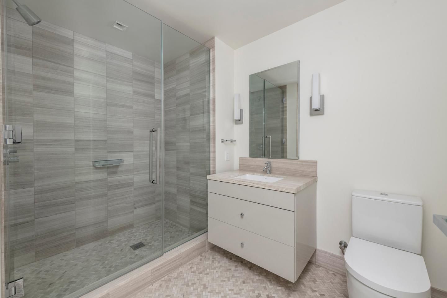 Bathroom, Glass Shower, Interior