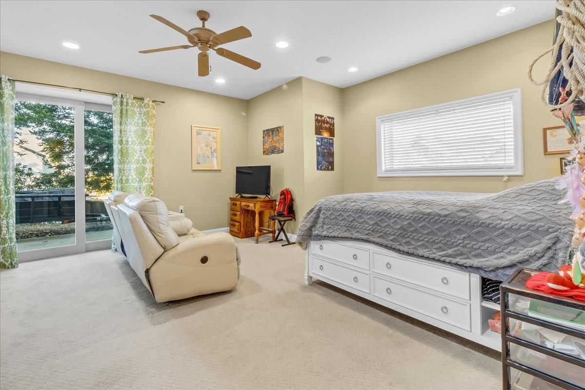 Bedroom, Interior, Recessed Lighting