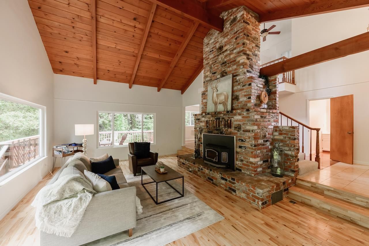 Fireplace, Interior, Living room, Wooden Beams, Wooden Ceilings, Wood Texture Flooring