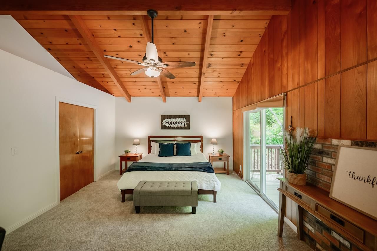Bedroom, Interior, Wooden Beams, Wooden Ceilings, Wooden Walls
