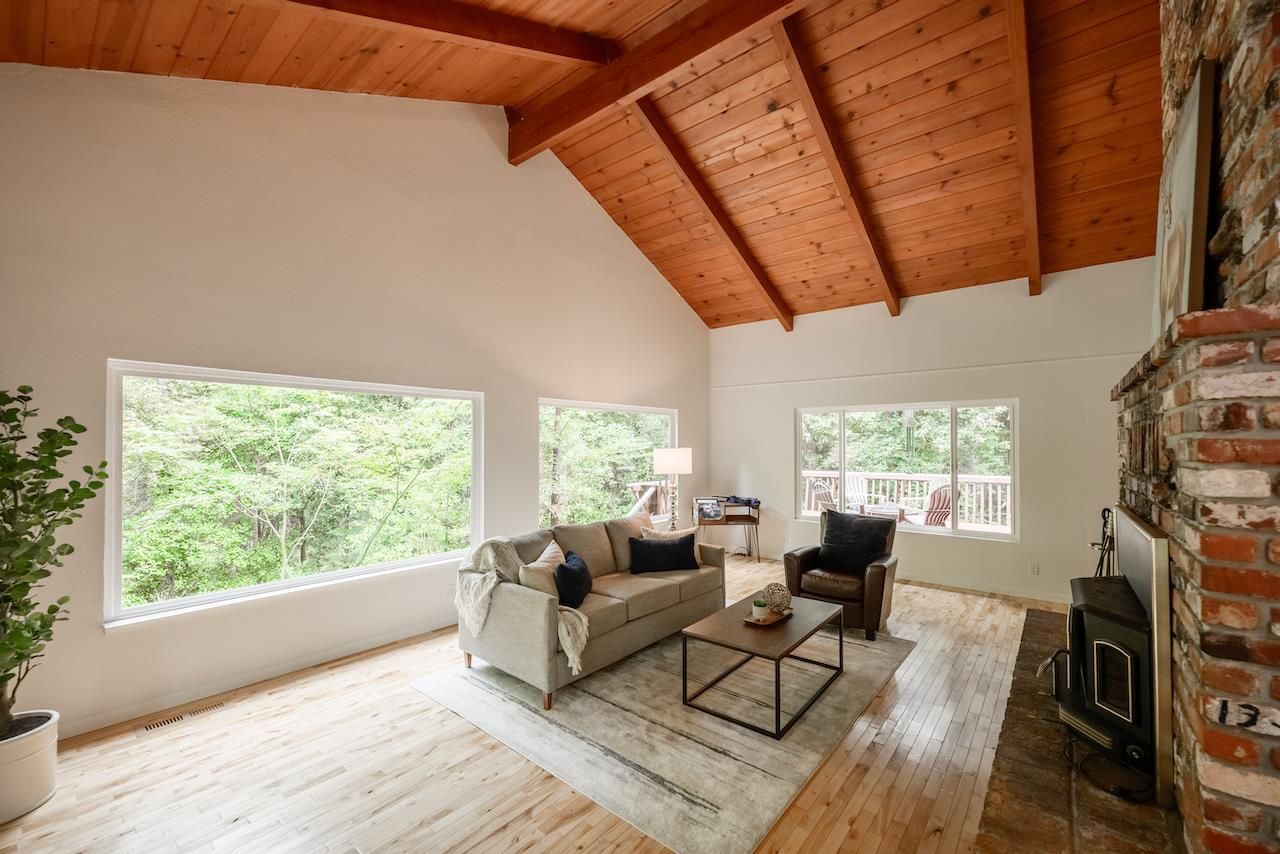 Fireplace, Interior, Living room, Stone Walls, Wooden Beams, Wooden Ceilings, Wood Texture Flooring