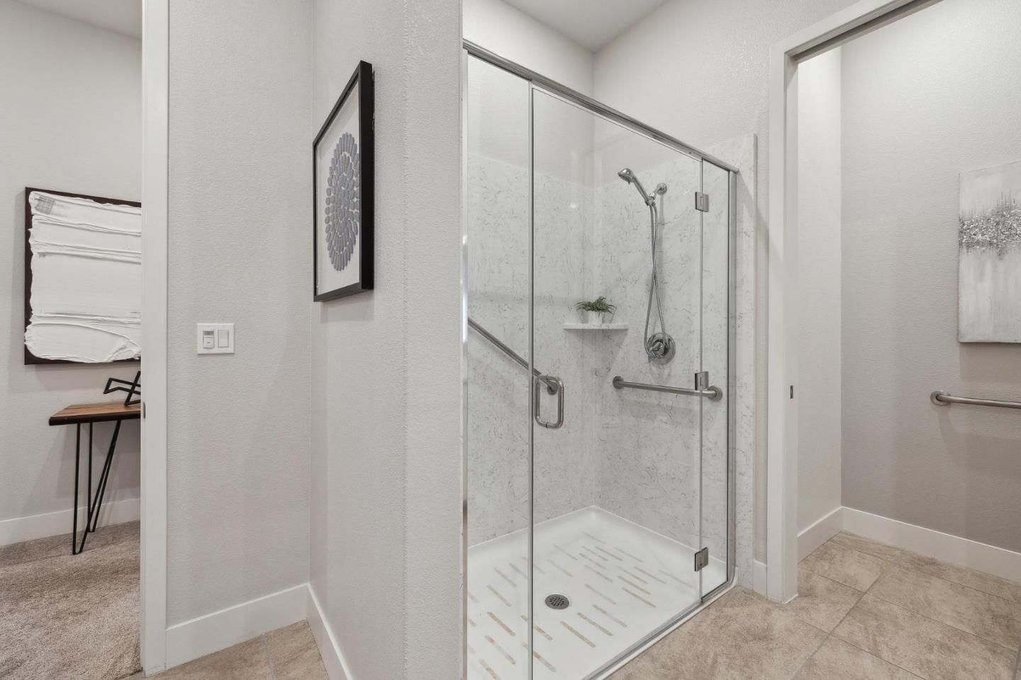 Bathroom, Glass Shower, Interior