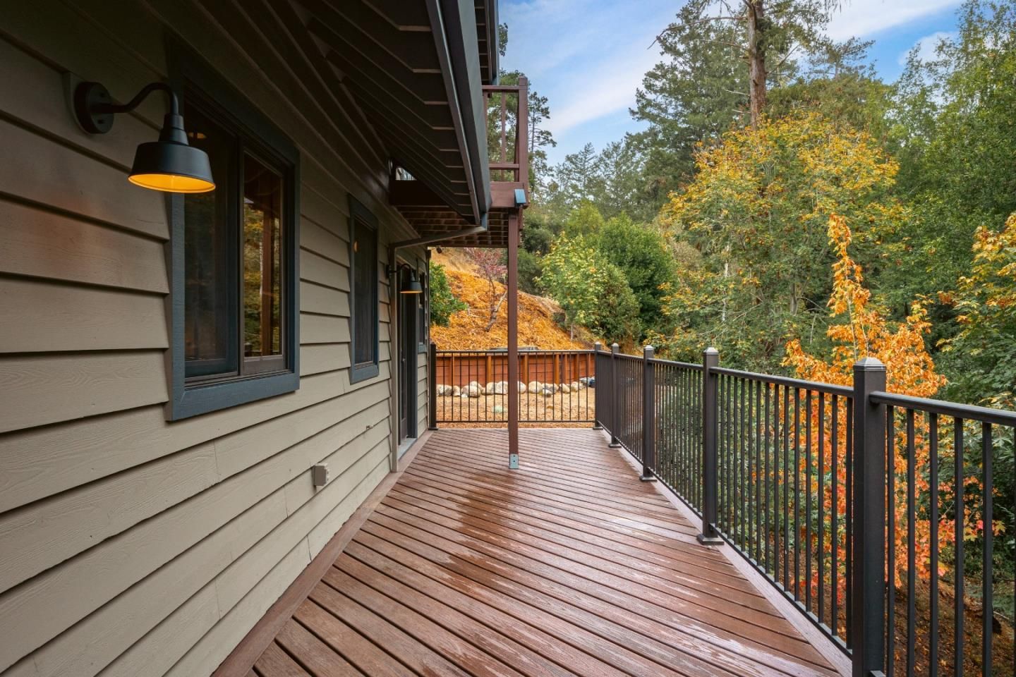 Exterior, Wood Texture Flooring