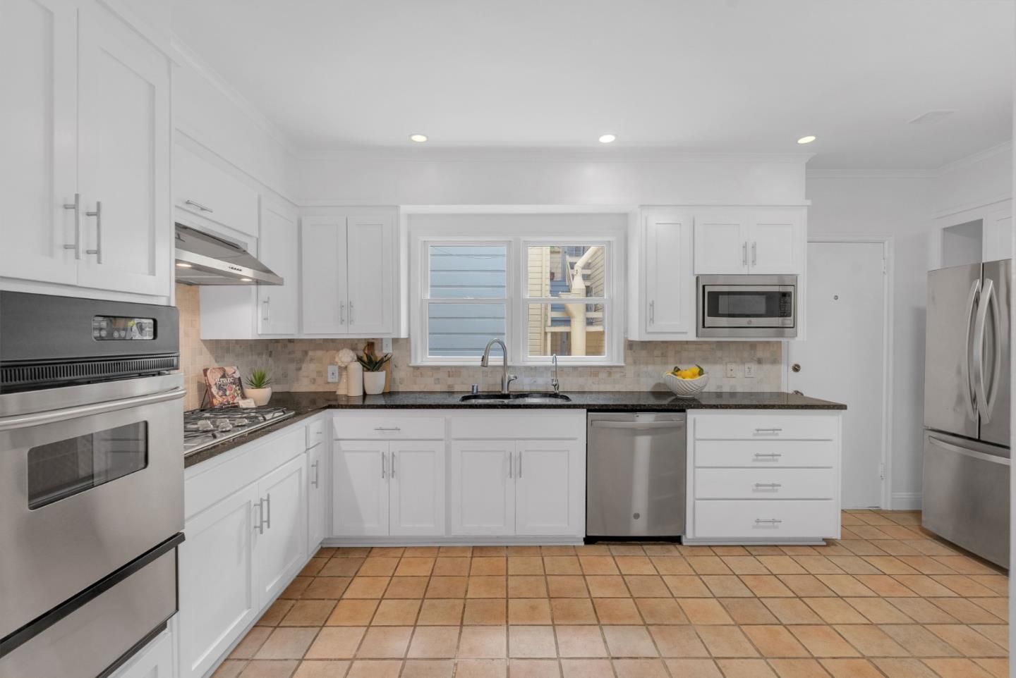 Interior, Kitchen, Recessed Lighting, Stainless Steel Appliances