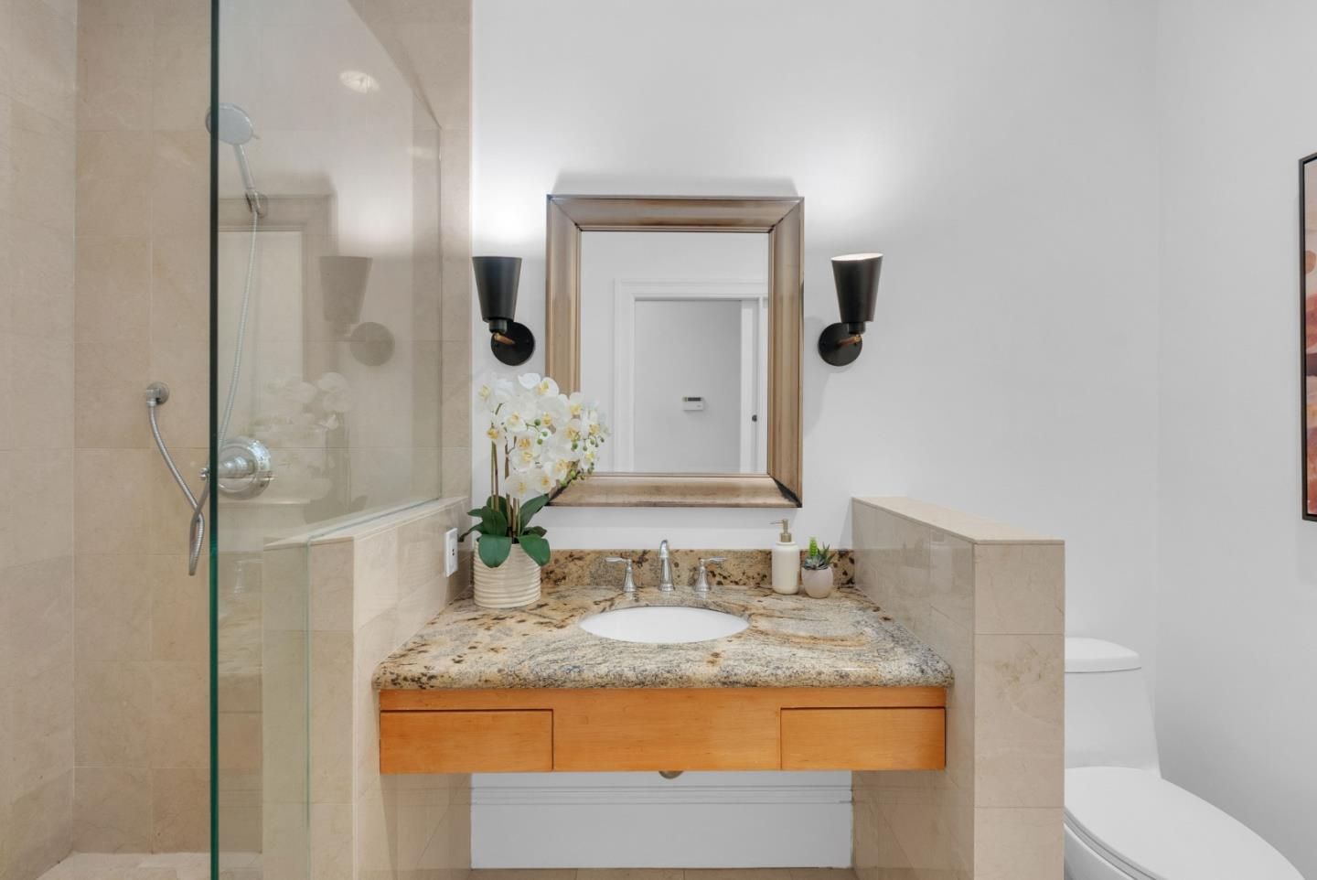 Bathroom, Glass Shower, Interior