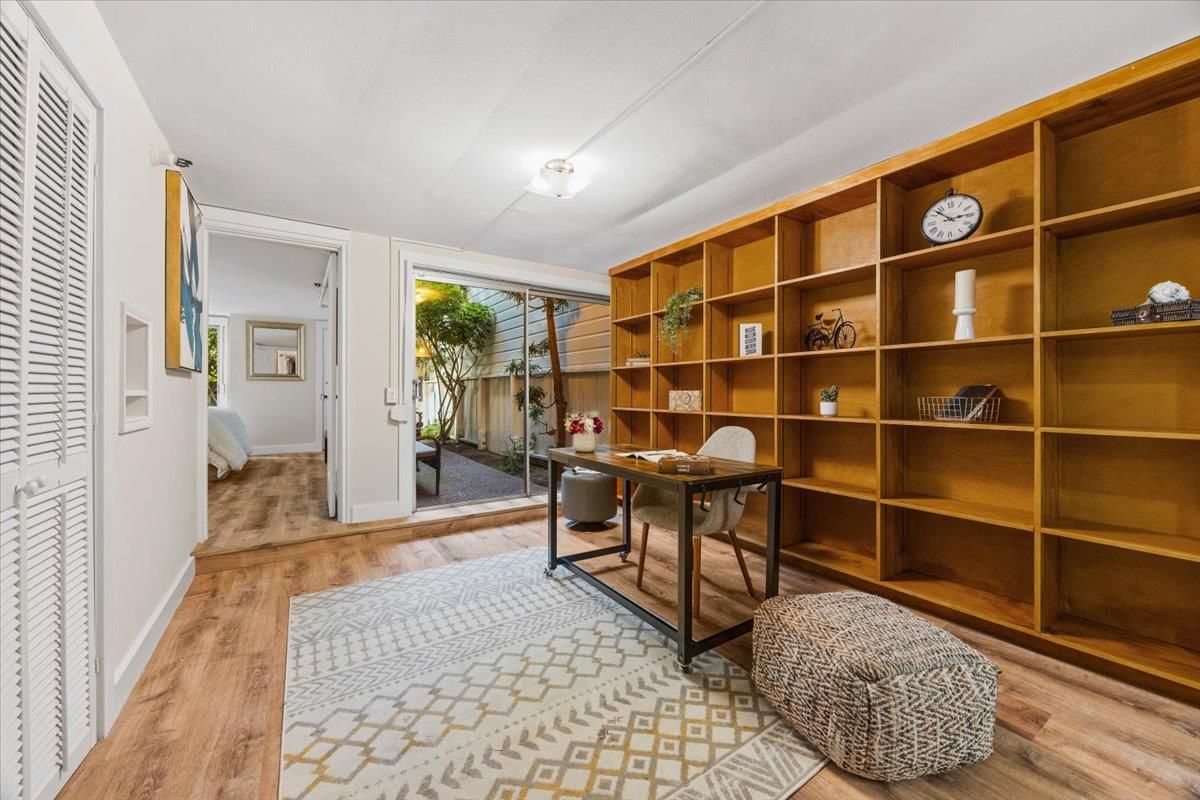 Home Office, Interior, Wood Texture Flooring