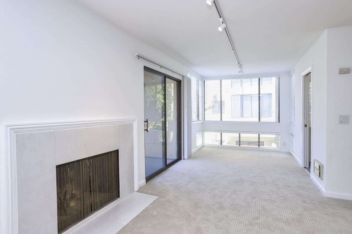 Empty room, Fireplace, Interior