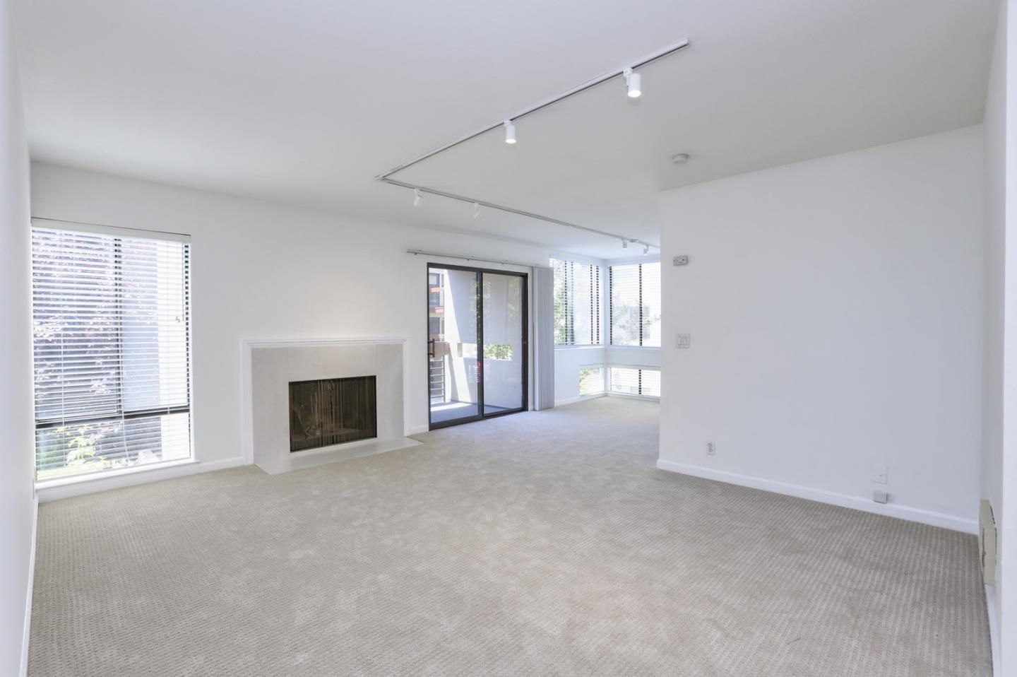 Empty room, Fireplace, Interior