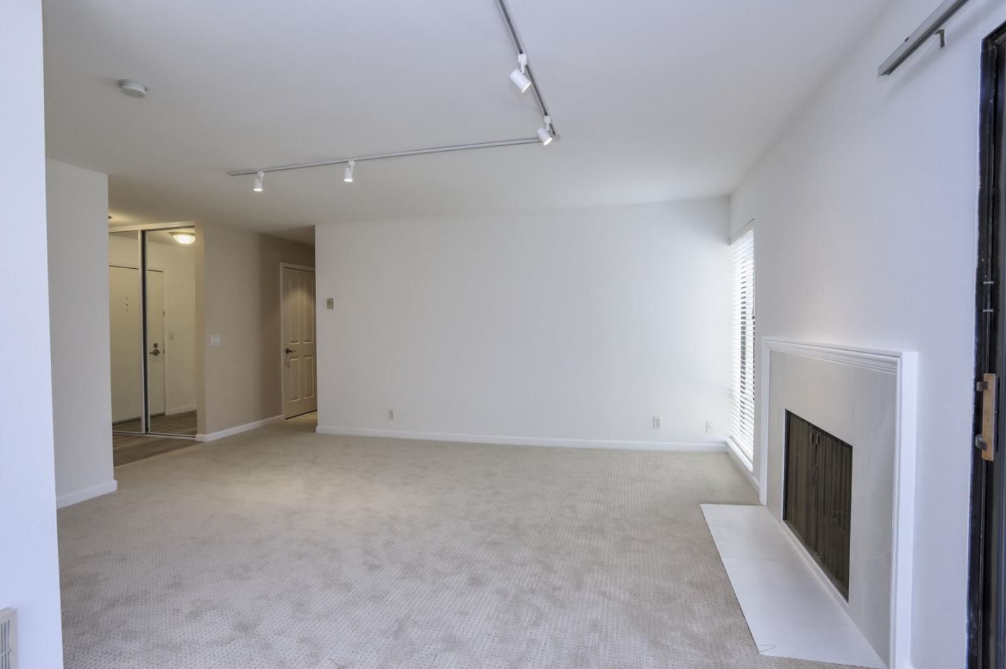Empty room, Fireplace, Interior