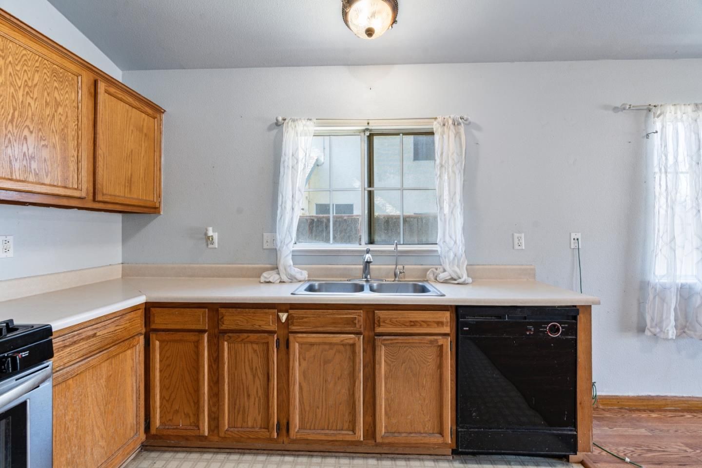 Interior, Kitchen, Wood Texture Flooring