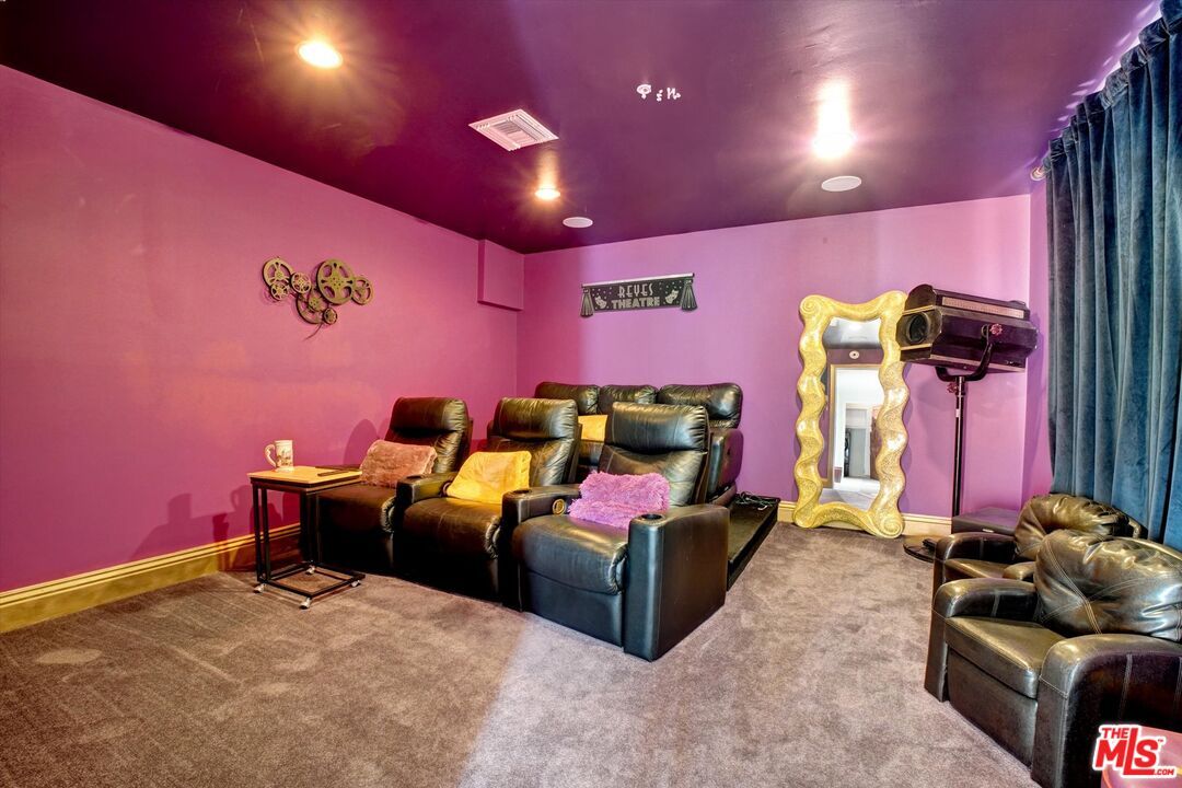 Home Theatre Room, Interior, Recessed Lighting, Theatre Room
