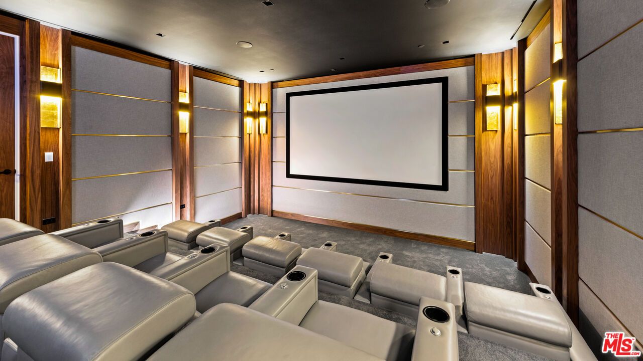 Home Theatre Room, Interior, Projection Screen, Recessed Lighting, Theatre Room
