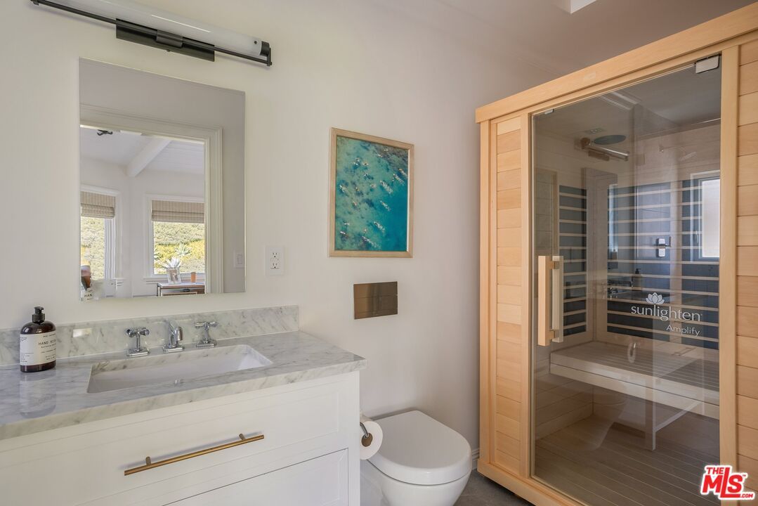 Bathroom, Glass Shower, Interior, Sauna Room