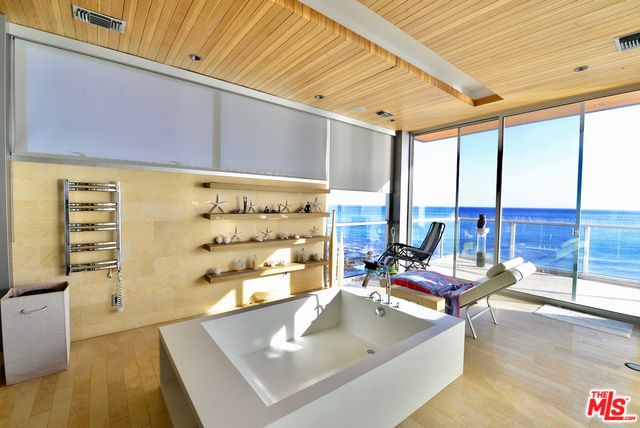 Interior, Recessed Lighting, Water, Wooden Ceilings, Wood Texture Flooring