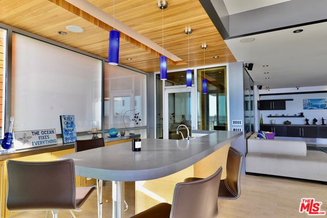 Dining room, Interior, Kitchen, Living room, Pendant Lights, Recessed Lighting, Wooden Ceilings, Wood Texture Flooring