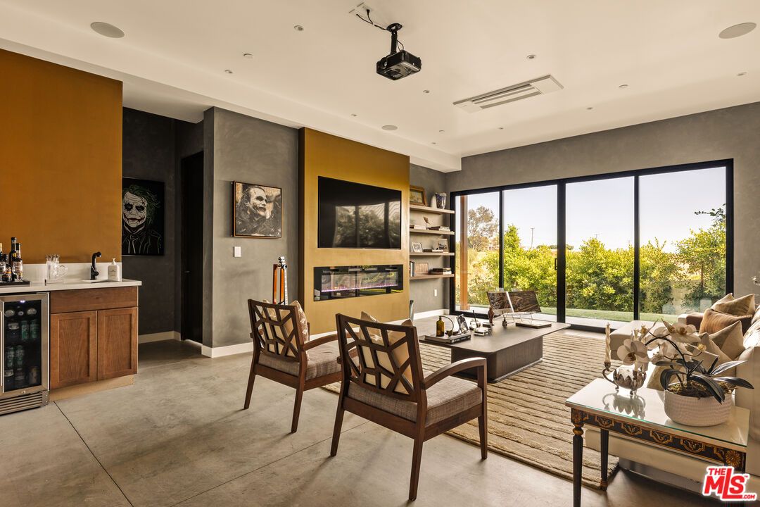 Interior, Living room, Recessed Lighting