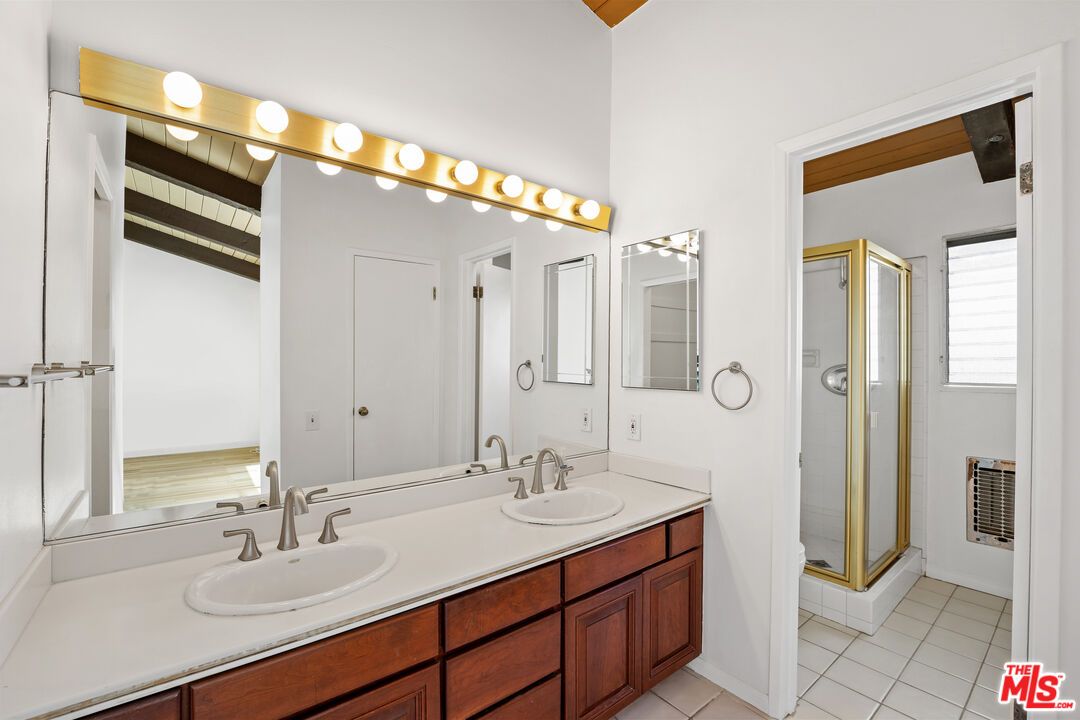 Bathroom, Dual Sink Vanities, Glass Shower, Interior
