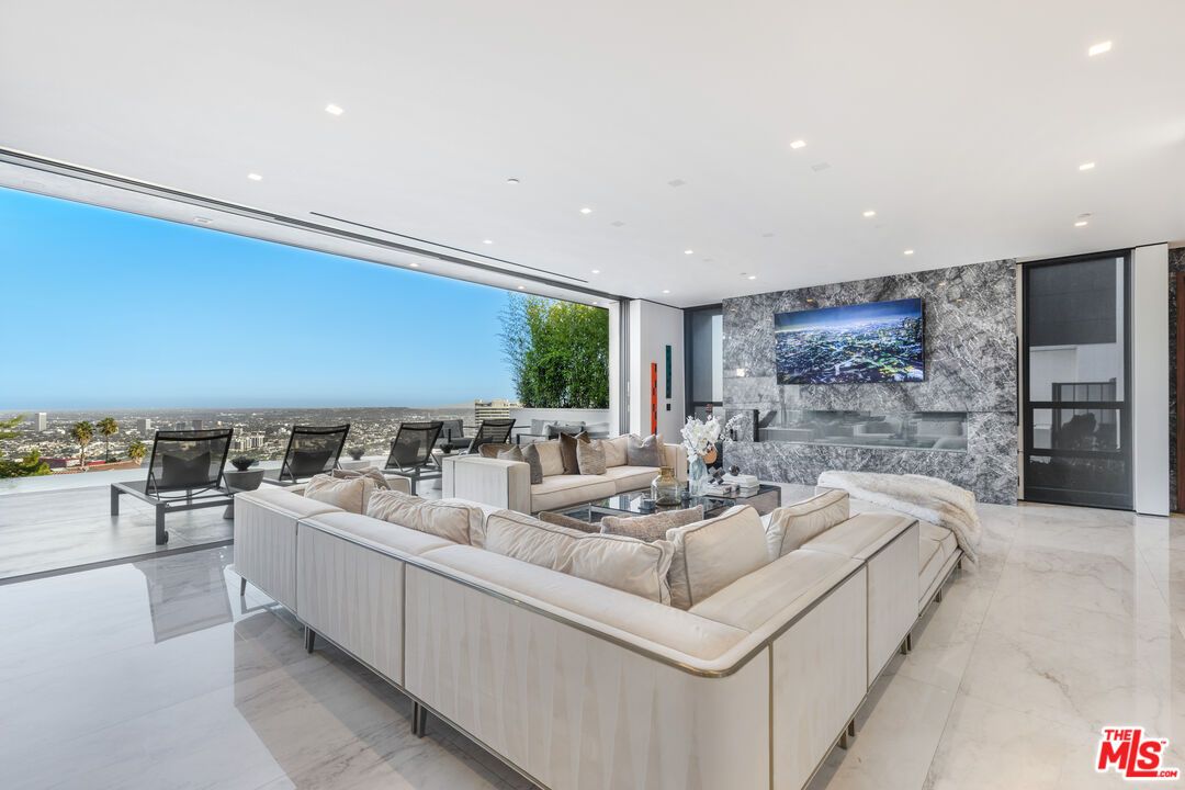 Interior, Living room, Marble, Recessed Lighting