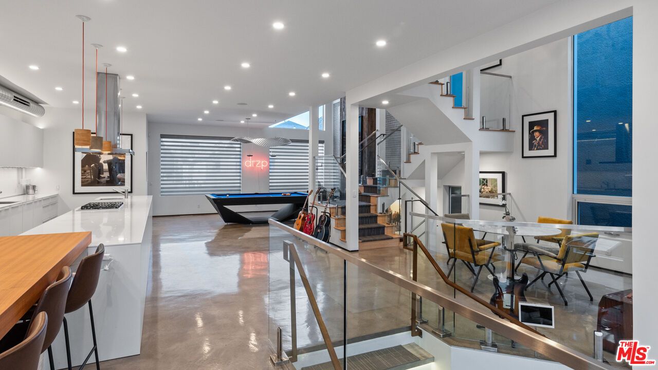 Billiard Table, Game Room, Interior, Pendant Lights, Recessed Lighting