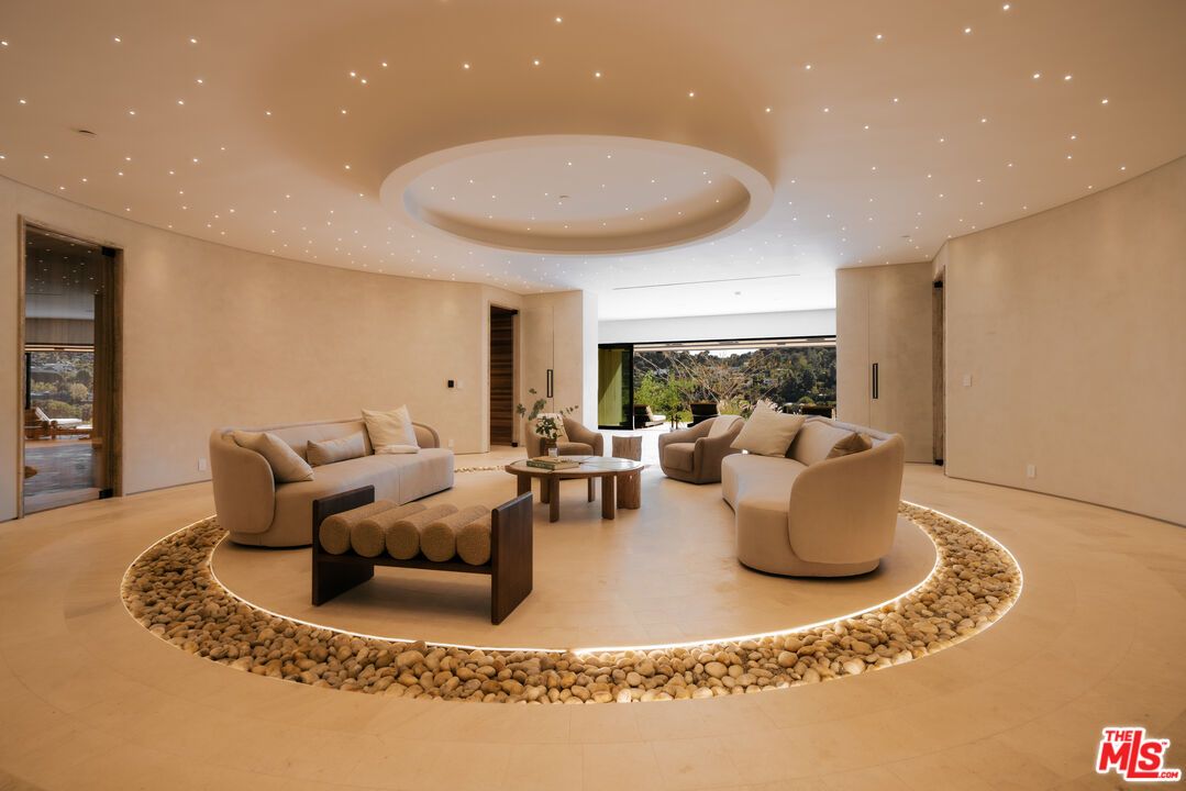 Interior, Living room, Recessed Lighting