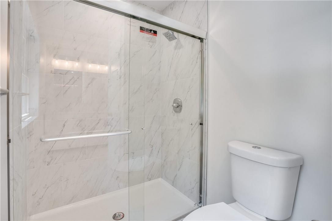 Bathroom, Glass Shower, Interior, Marble Walls