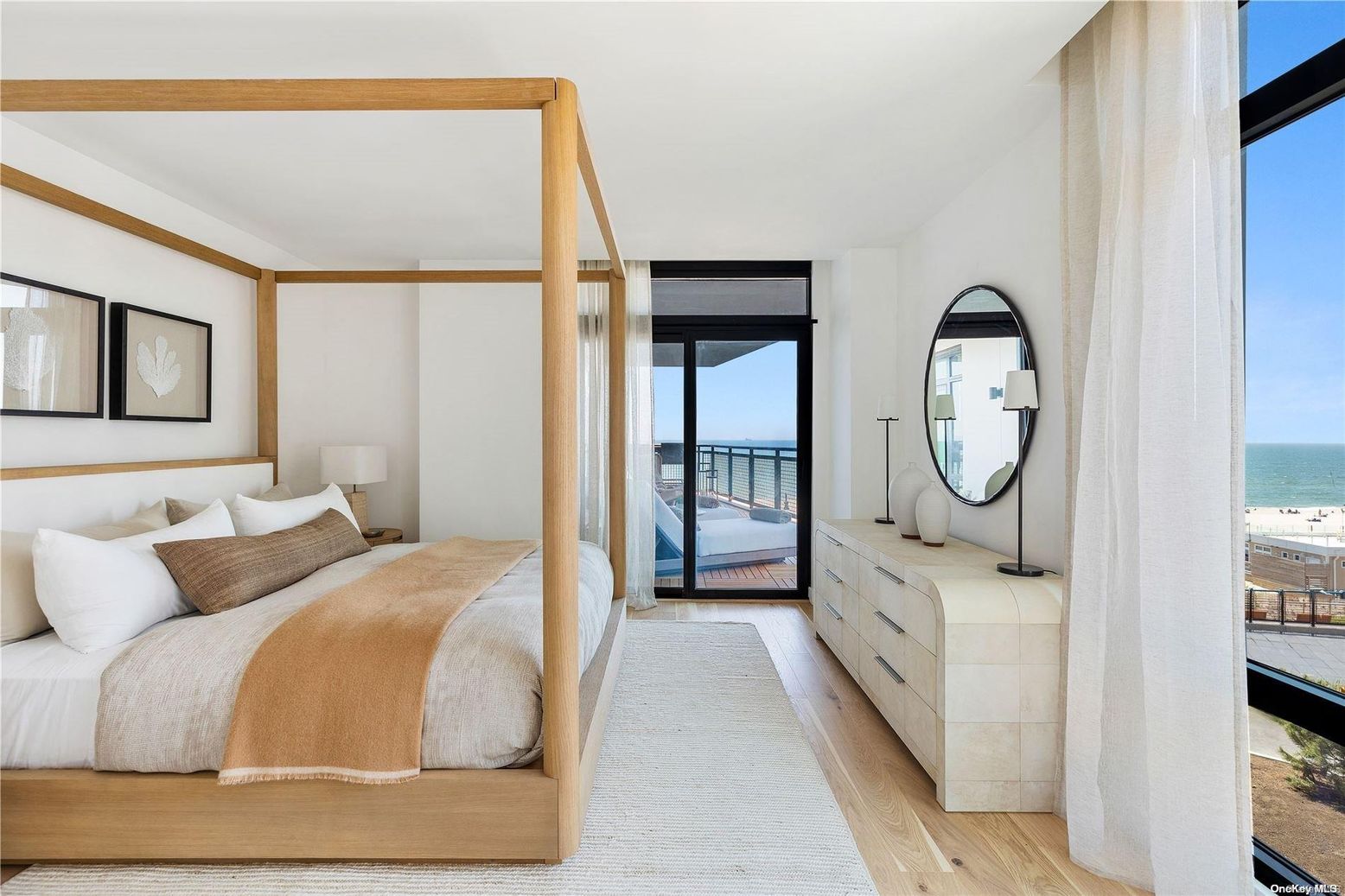 Bedroom, Interior, Water, Wood Texture Flooring