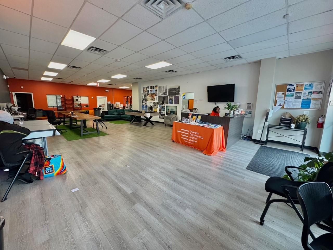 Dining room, Interior, Living room, Recessed Lighting, Wood Texture Flooring