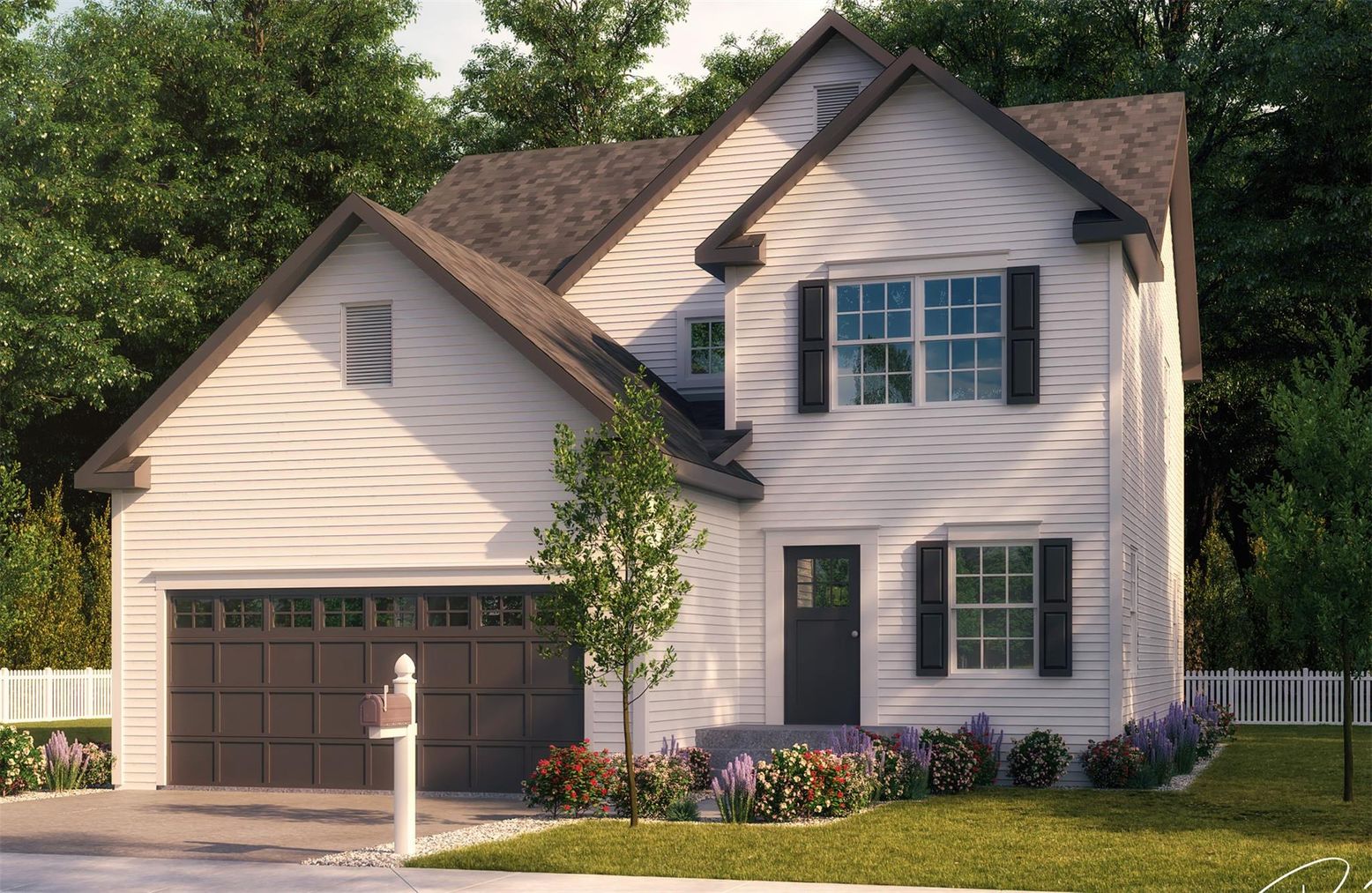 Attached, Exterior, Facade, Farmhouse