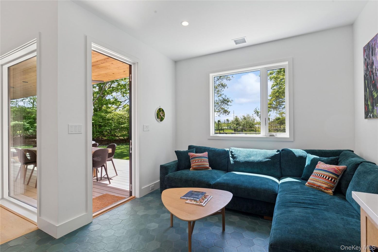 Interior, Living room, Recessed Lighting