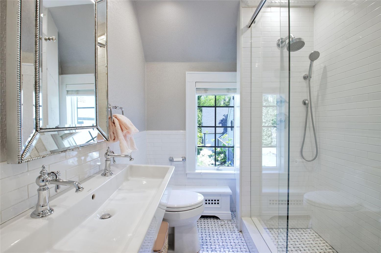 Bathroom, Glass Shower, Interior