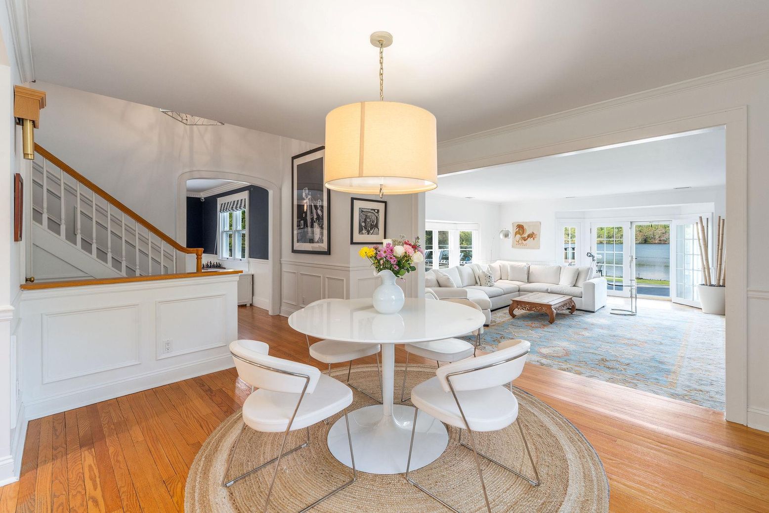 Dining room, Interior, Living room, Wood Texture Flooring