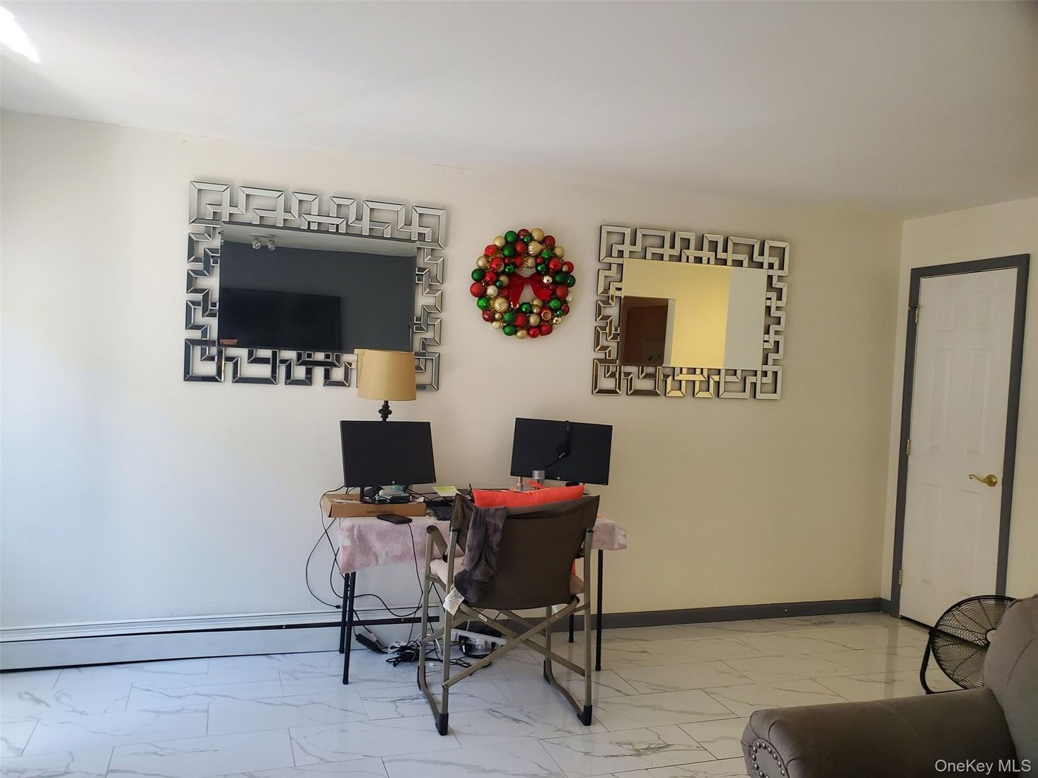 Home Office, Interior, Marble