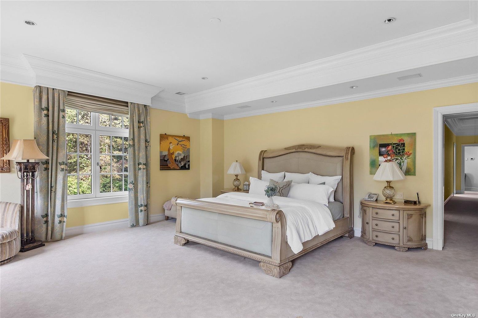 Bedroom, Interior, Recessed Lighting