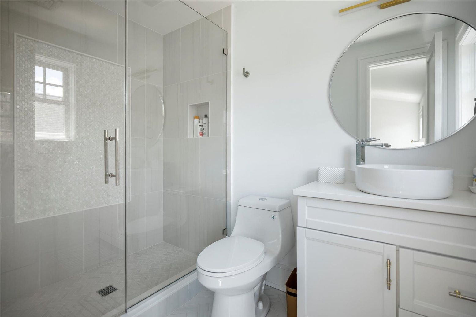 Bathroom, Glass Shower, Interior