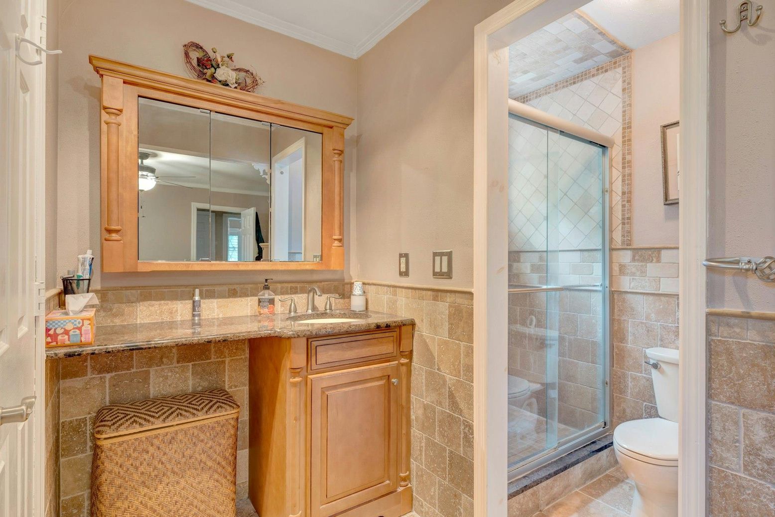 Bathroom, Glass Shower, Interior