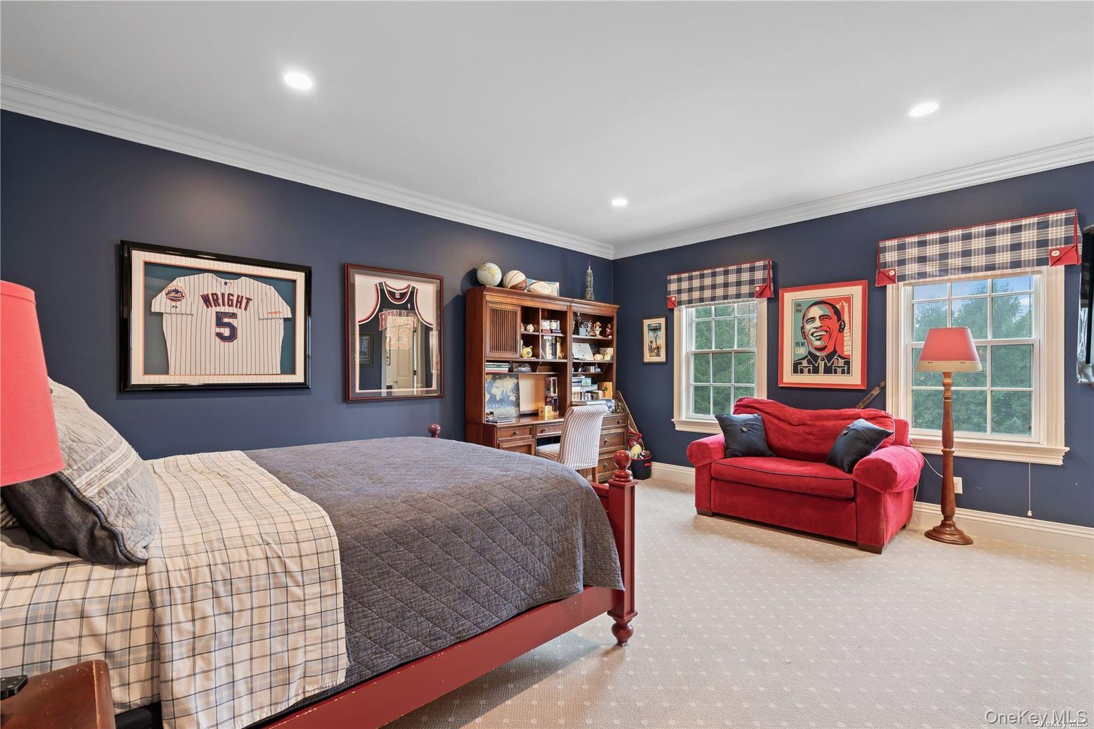 Bedroom, Interior, Recessed Lighting