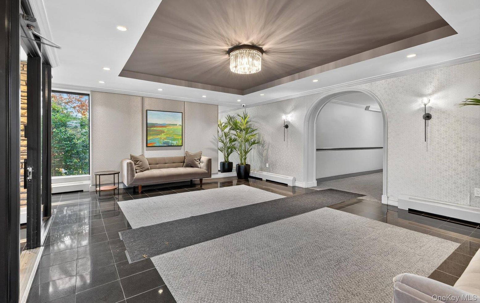 Interior, Living room, Recessed Lighting