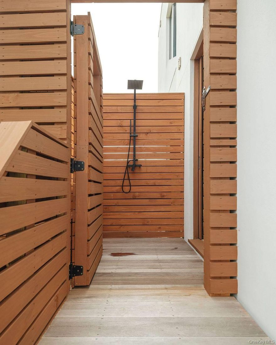 Exterior, Wood Texture Flooring, Wooden Walls