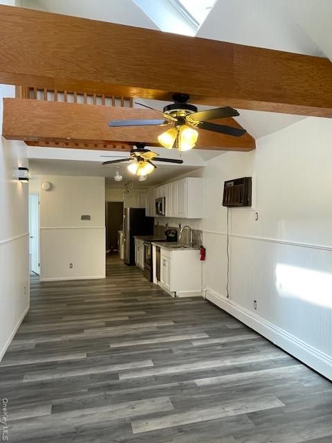 Interior, Kitchen, Wooden Beams, Wood Texture Flooring