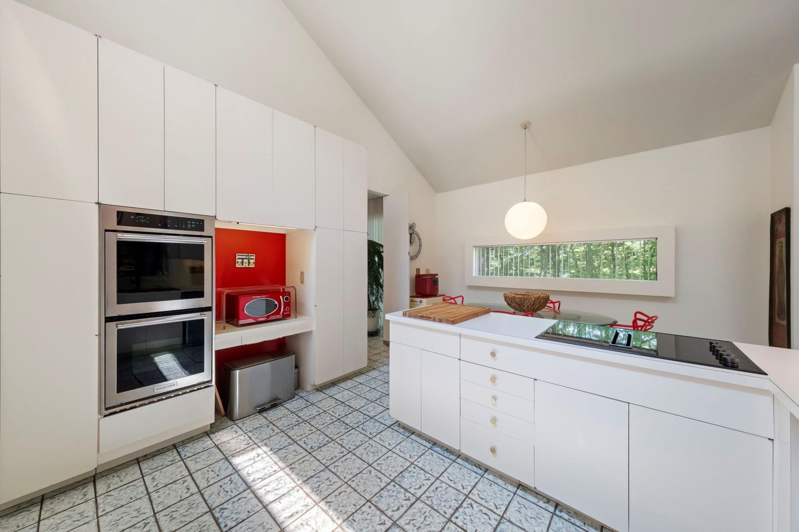 Interior, Kitchen, Pendant Lights, Stainless Steel Appliances