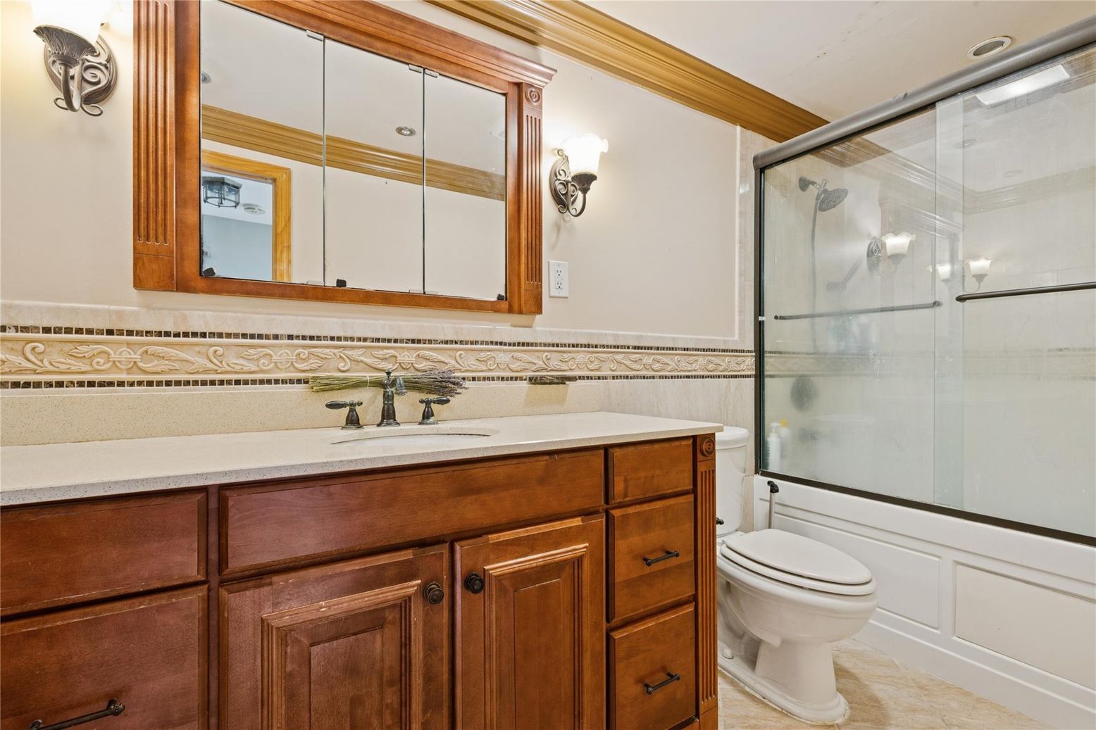 Bathroom, Glass Shower, Interior