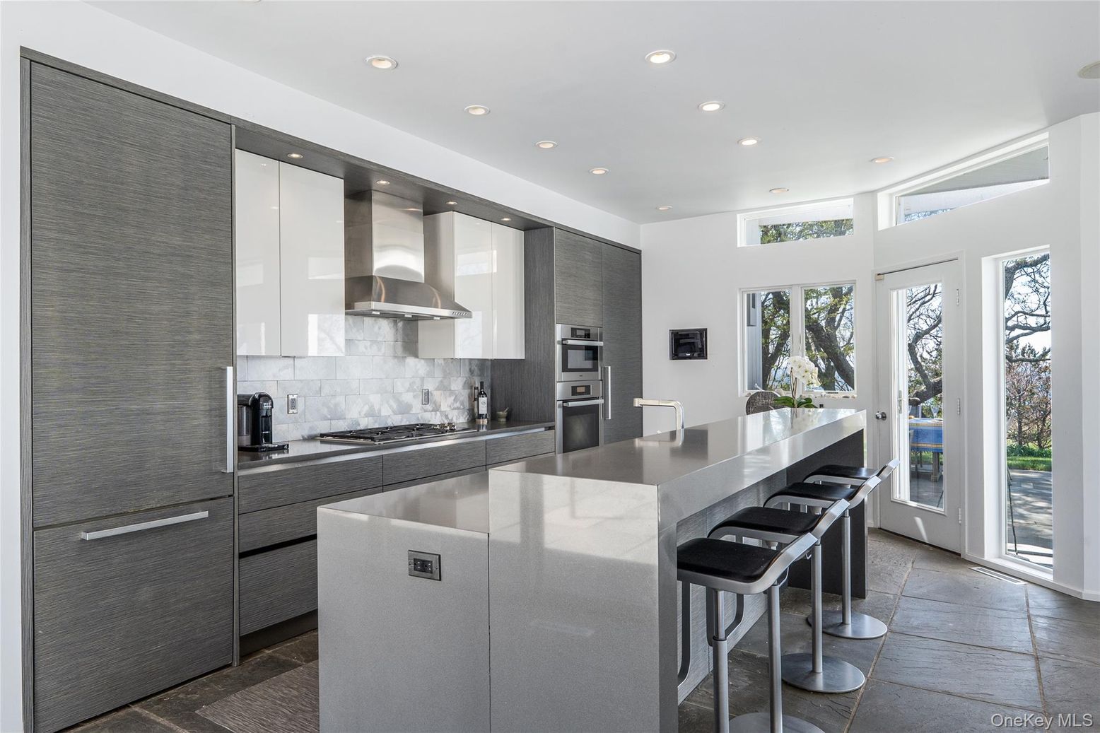 Interior, Kitchen, Recessed Lighting, Stainless Steel Appliances