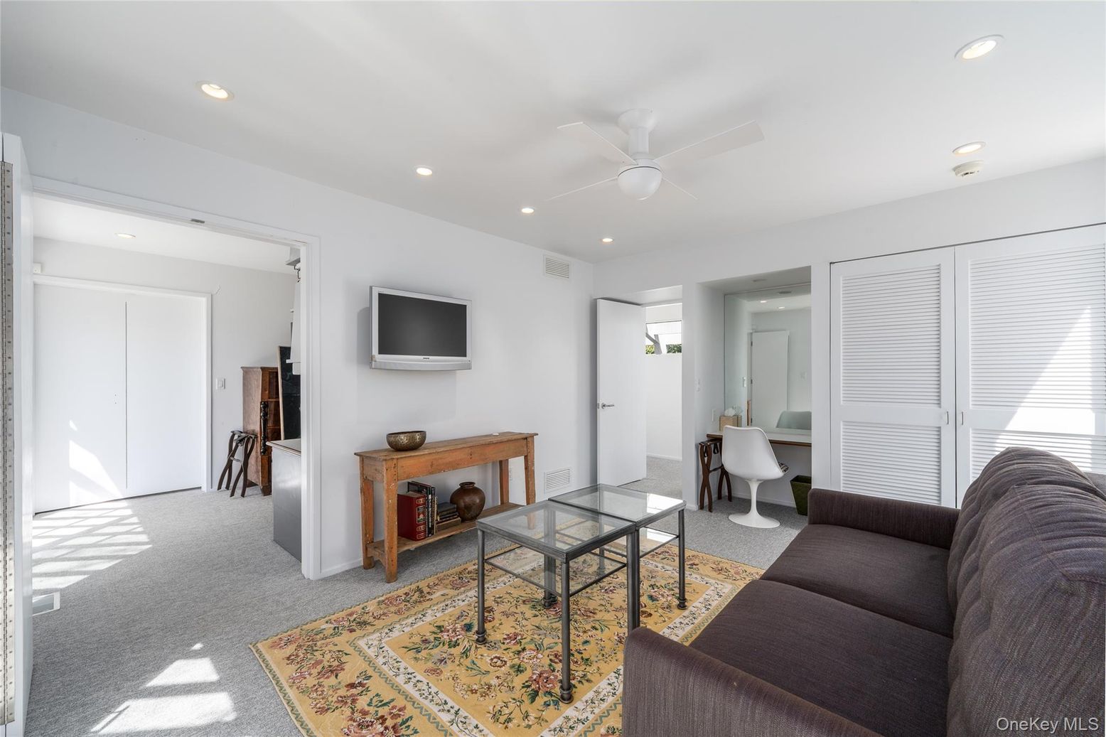 Interior, Living room, Recessed Lighting