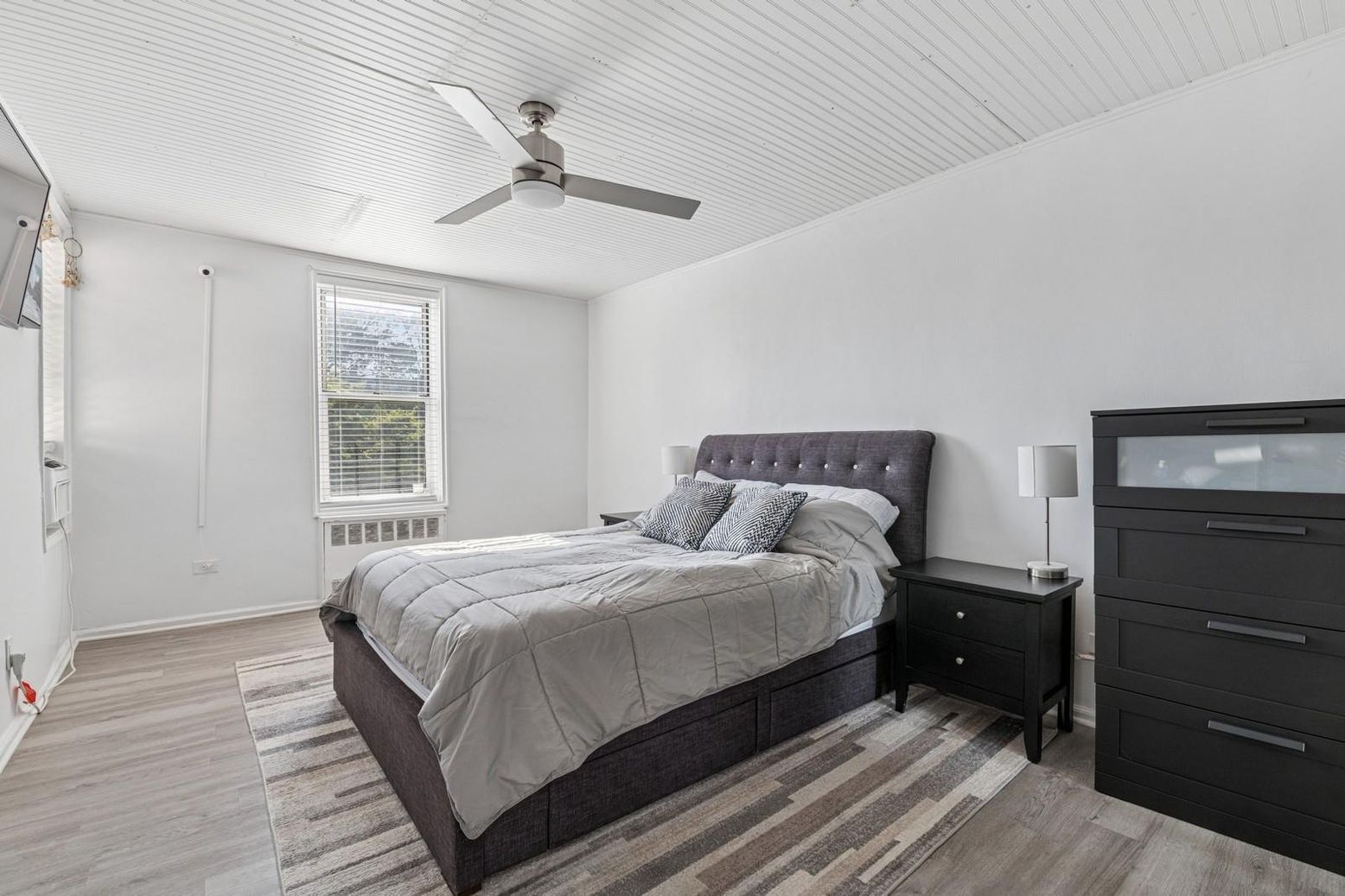 Bedroom, Interior, Wood Texture Flooring
