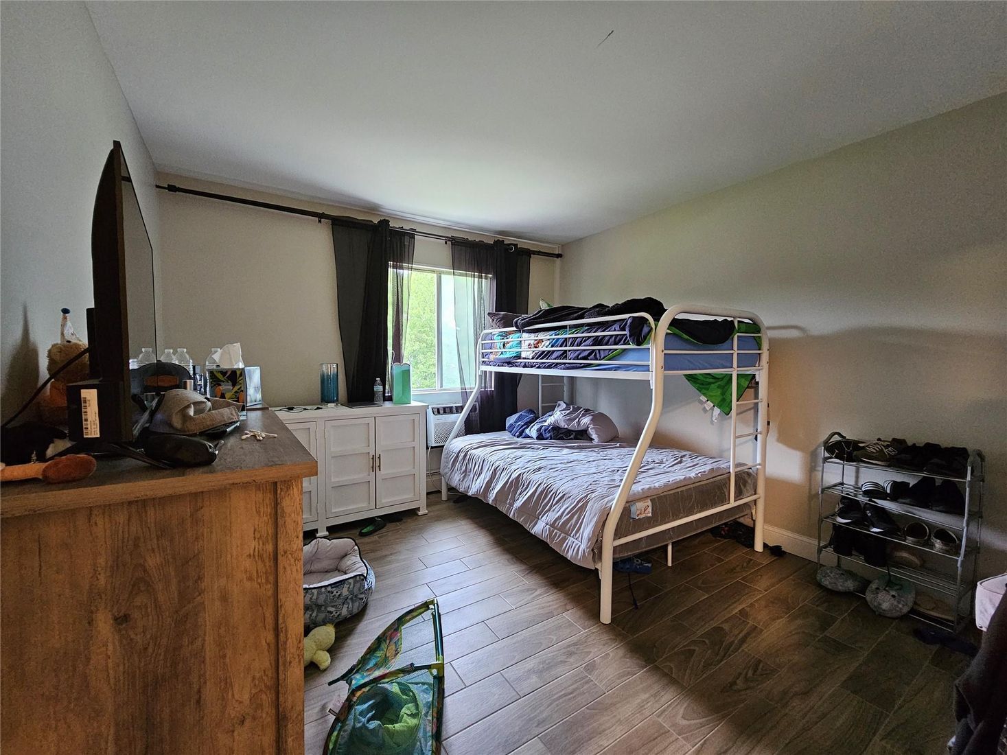 Bedroom, Interior, Wood Texture Flooring