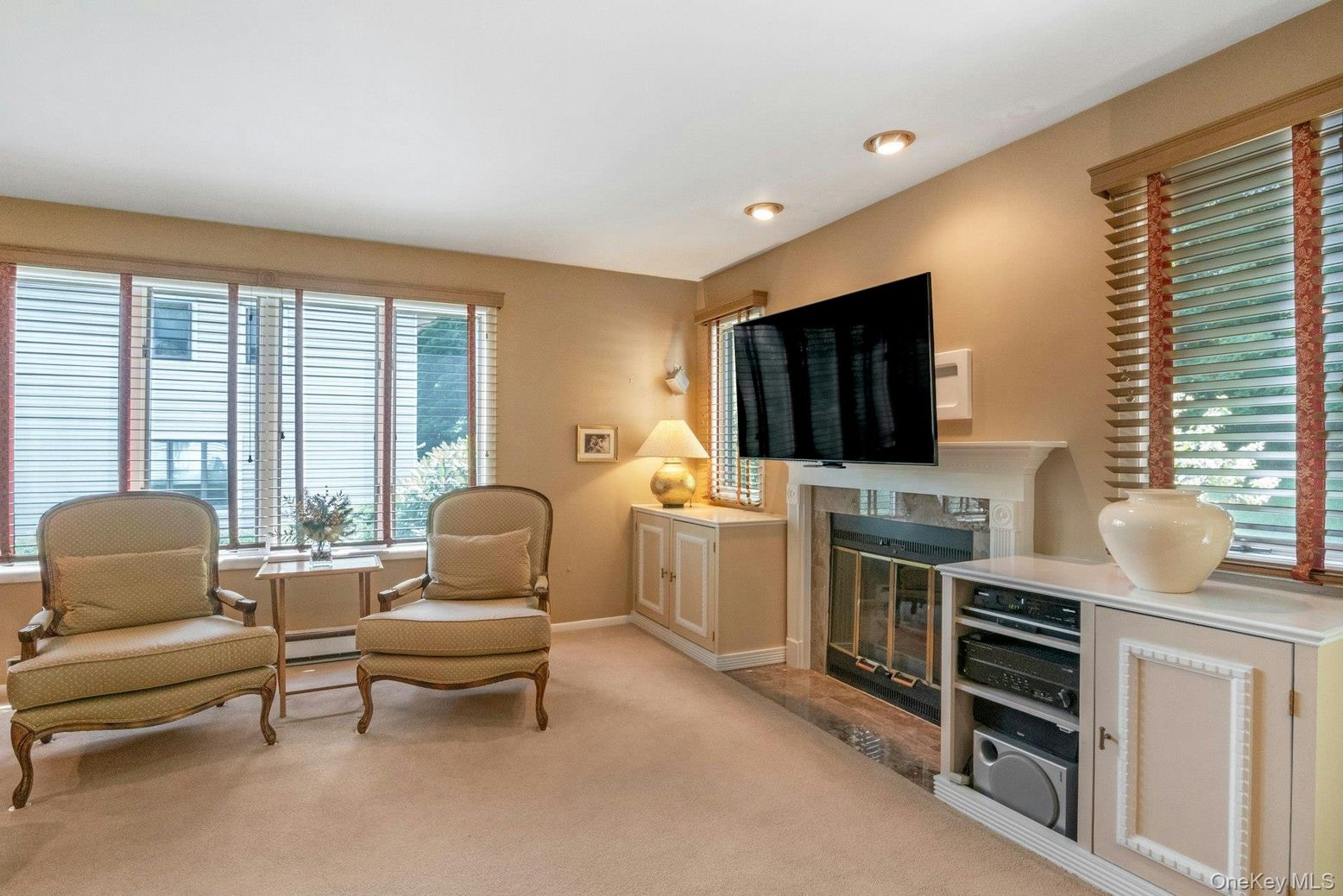 Fireplace, Interior, Recessed Lighting